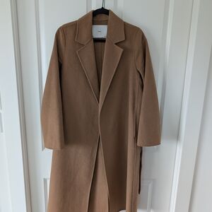 Mango Tailored Camel Coat